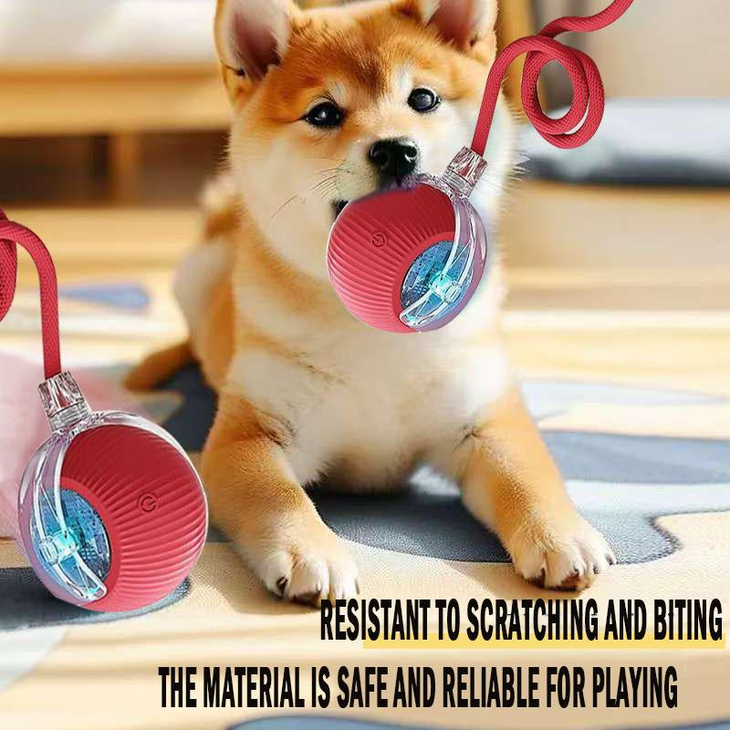 ROZINO Interactive Dog&Cat Toys 2025 Upgraded Durable USB Rechargeable Automatic Rolling Ball with Obstacle Avoidance Technology for Small Medium Large Pets