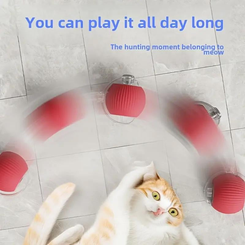 ROZINO Interactive Dog&Cat Toys 2025 Upgraded Durable USB Rechargeable Automatic Rolling Ball with Obstacle Avoidance Technology for Small Medium Large Pets